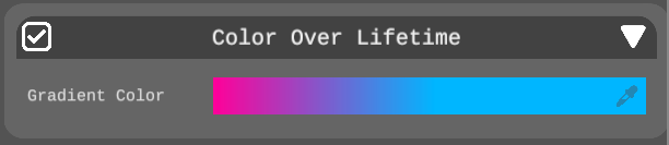 Color over life time